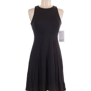Athleta Elegant Black Sleeveless Mini Dress